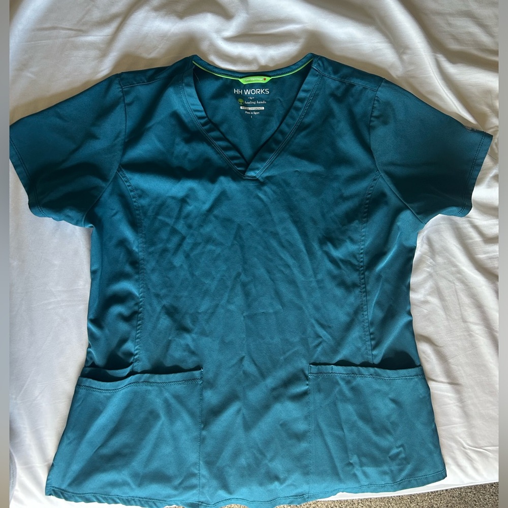 Healing Hands Scrub Top